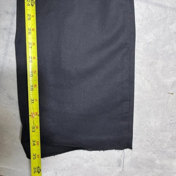 Dickies Chino Pants Womens Black Flat Front Workwear Straight Leg Size 16 UU NWT - Picture 16 of 16